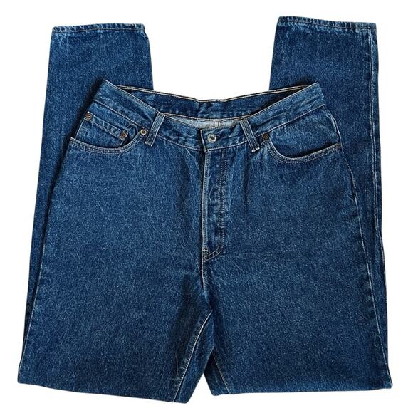 Levi’s VTG 70s Women’s Sz 26 High Rise Tapered Jeans USA Made Stonewash Denim - Picture 3 of 15